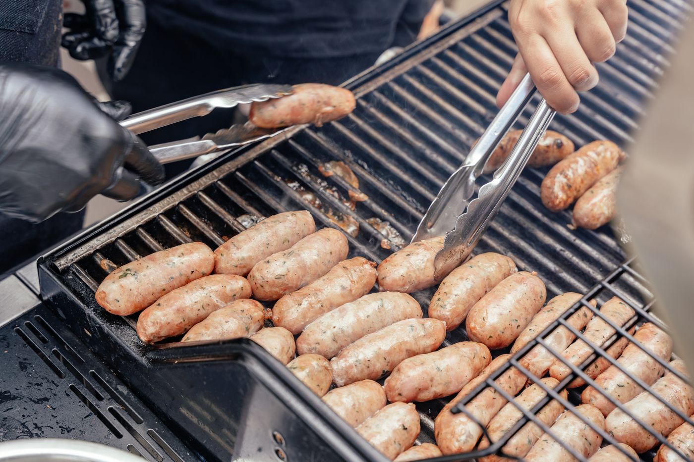 Chorizos en la parrilla